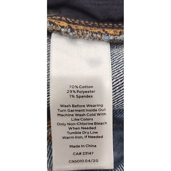 Talbots Stretch High-Waist Modern Ankle Denim Jeans Color Blue Women's 16 - Picture 10 of 10